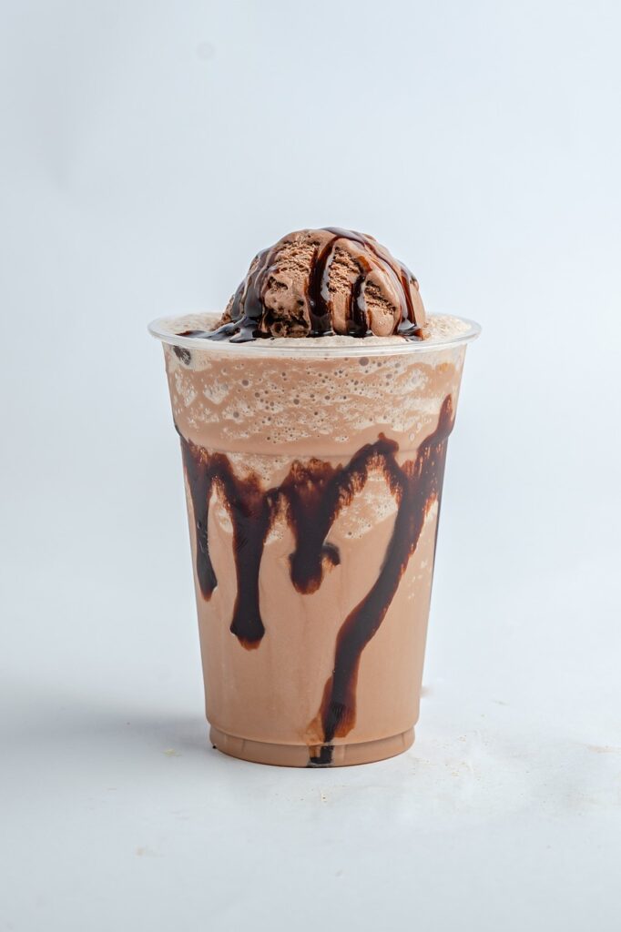 Iced Chocolate almond milk