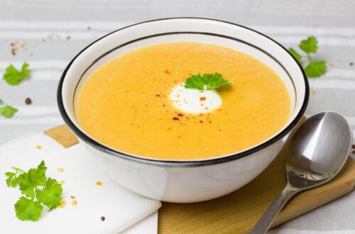 Vegan Roasted Carrot Ginger Soup